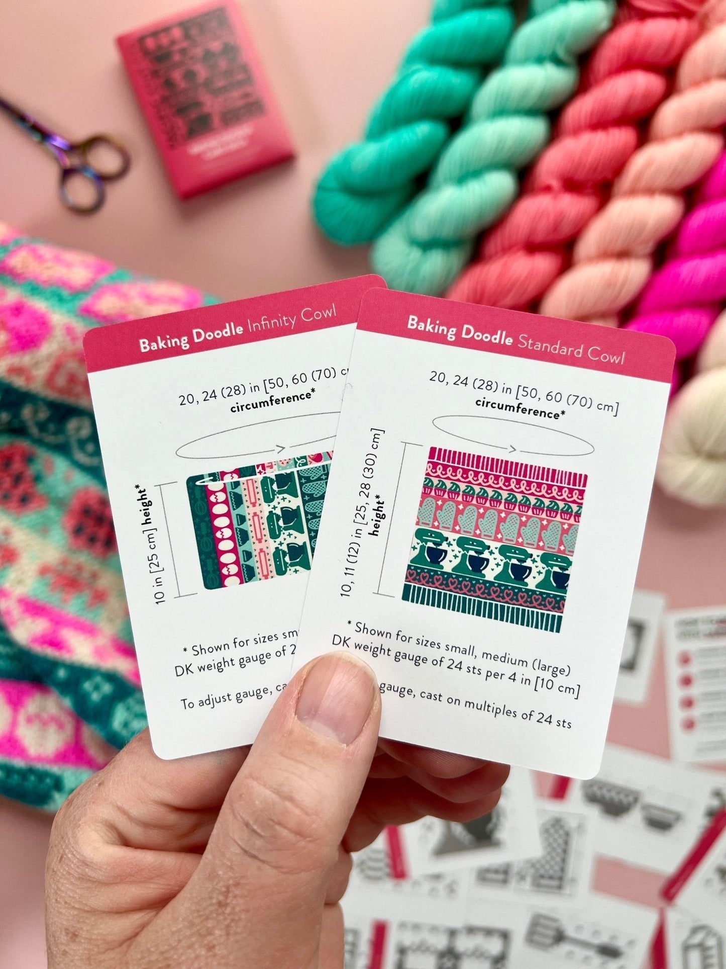 Baking Doodle Deck: Knitting Chart & Stitch Dictionary cards