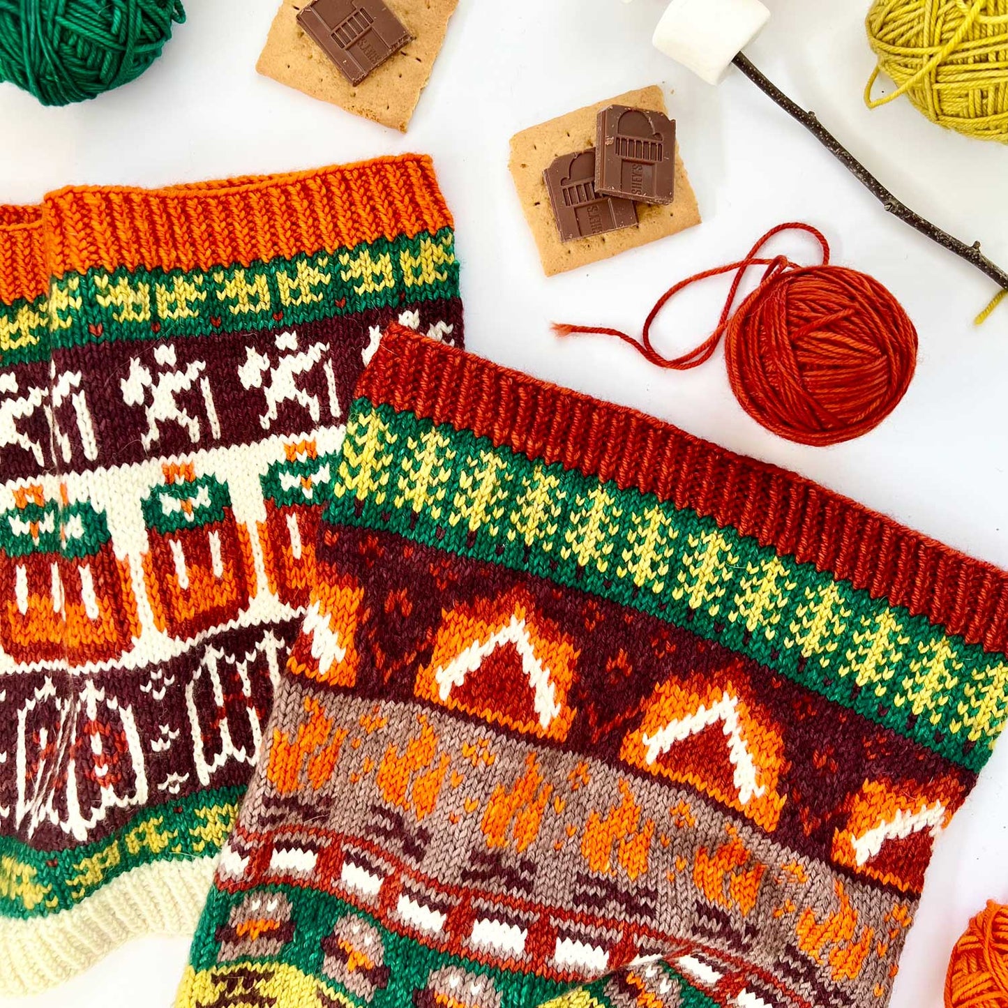 Camping Doodle Deck: Knitting Chart & Stitch Dictionary cards
