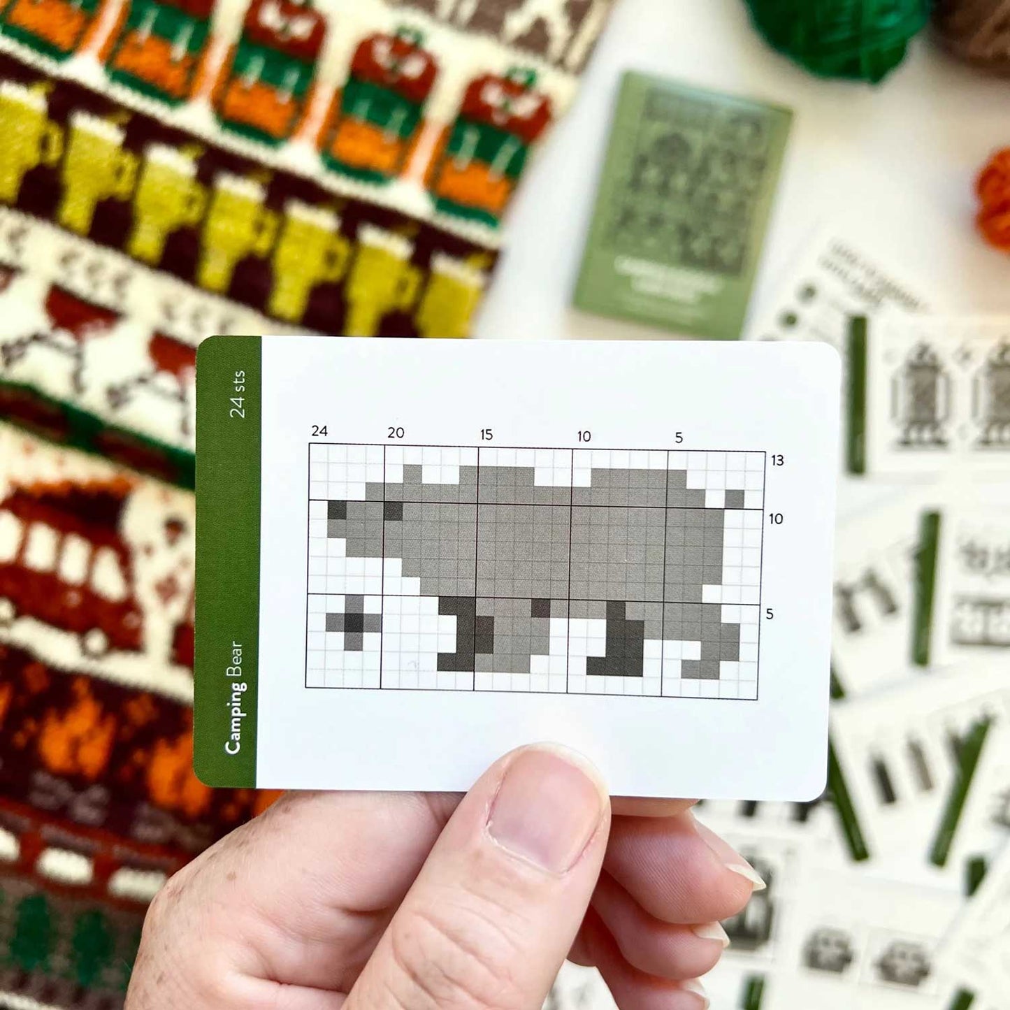 Camping Doodle Deck: Knitting Chart & Stitch Dictionary cards