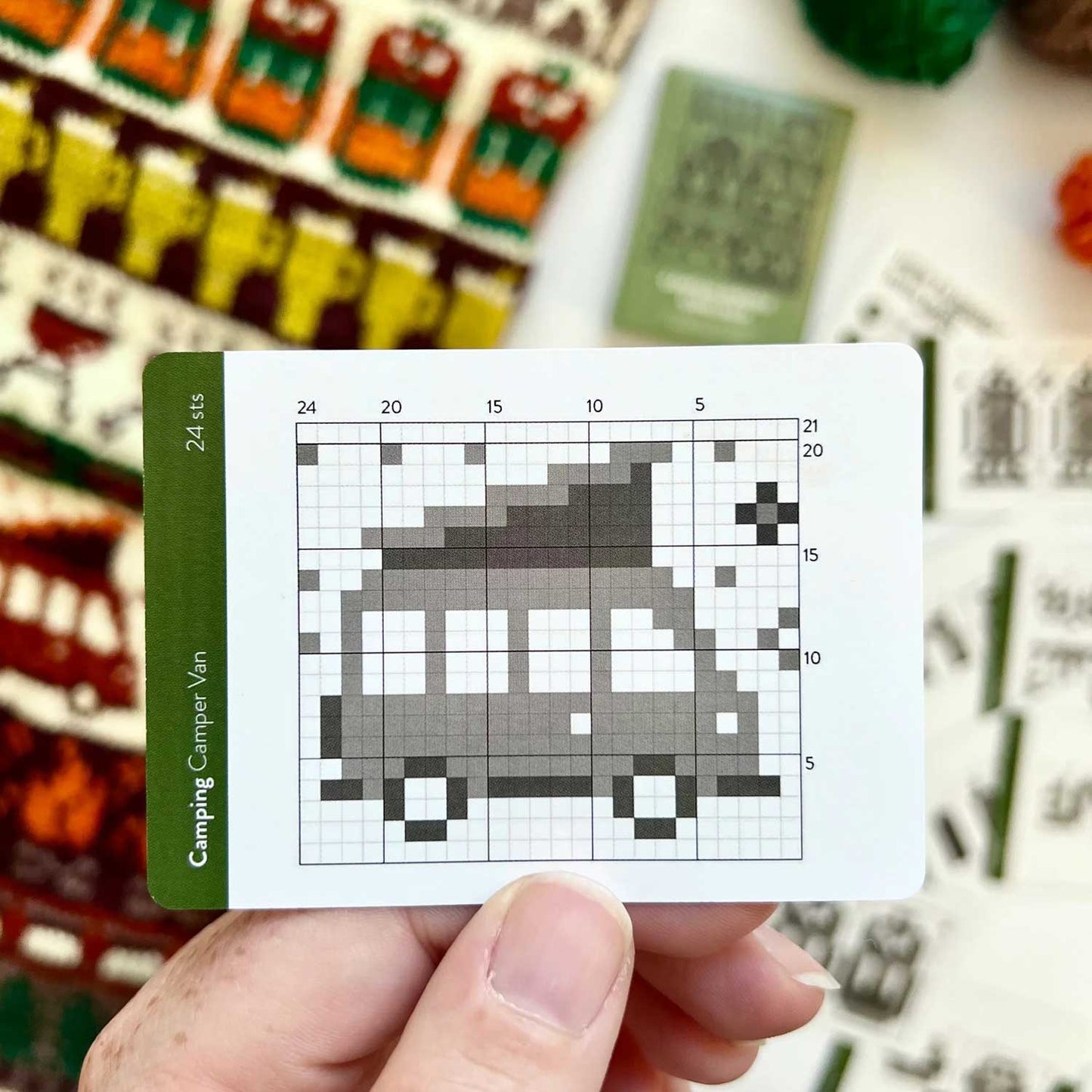 Camping Doodle Deck: Knitting Chart & Stitch Dictionary cards