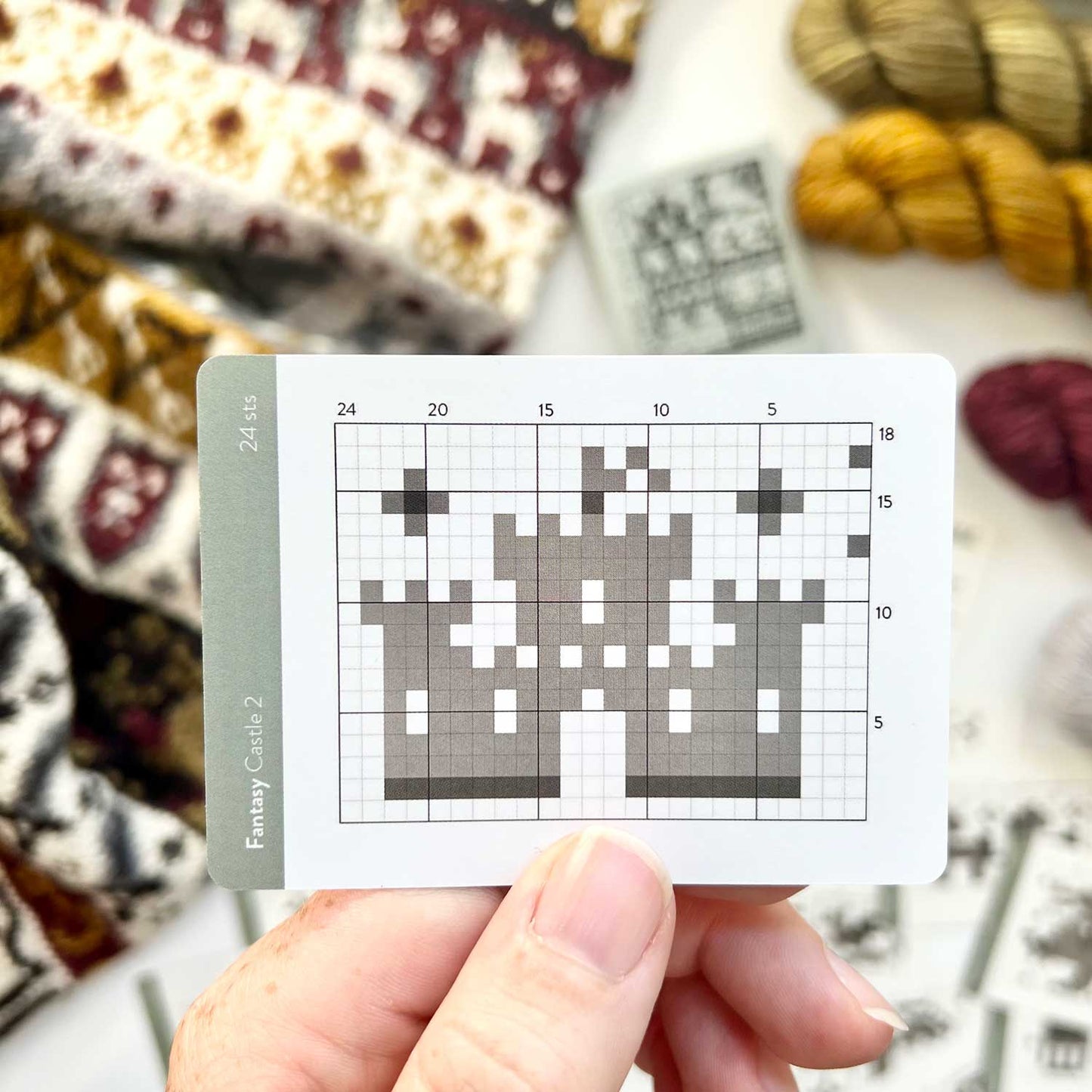 Fantasy Doodle Deck: Knitting Chart & Stitch Dictionary cards
