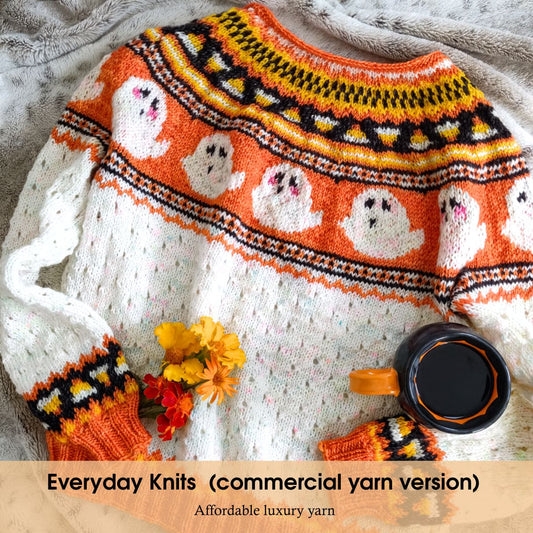 Let's Boo-gie Sweater Kit - Everyday Knits DK