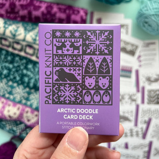 Arctic Doodle Deck: Knitting Chart & Stitch Dictionary Cards
