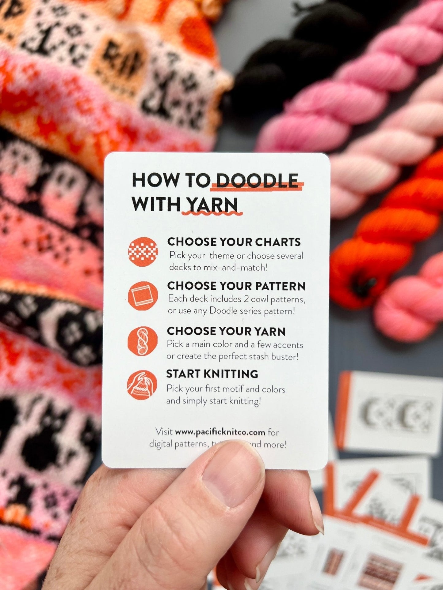 Autumn Doodle Deck: Knitting Chart & Stitch Dictionary cards