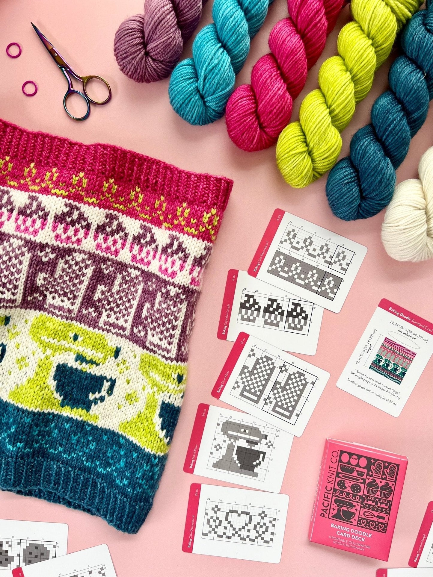 Baking Doodle Deck: Knitting Chart & Stitch Dictionary cards