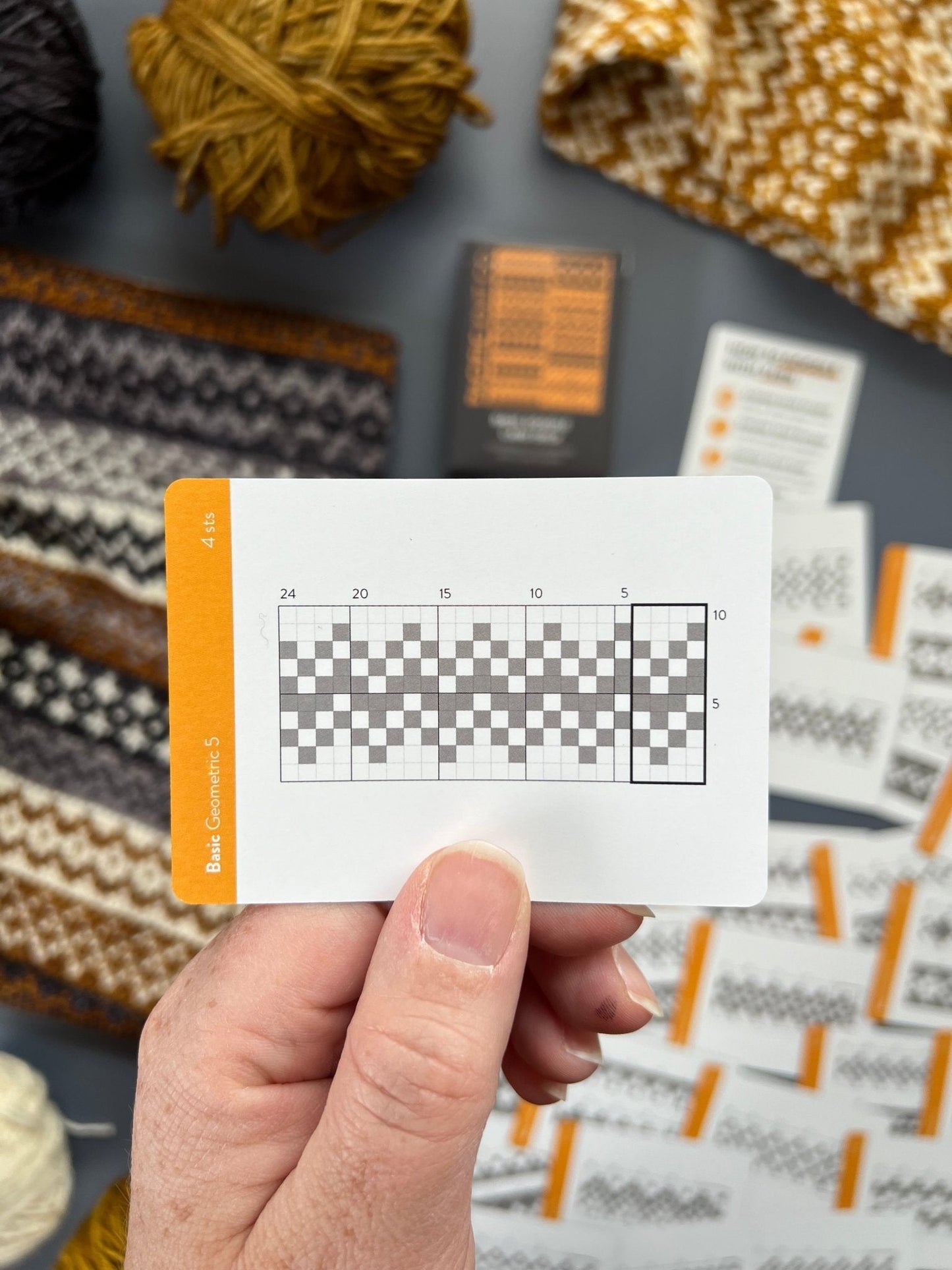 Basic Doodle Deck: Knitting Chart & Stitch Dictionary Cards