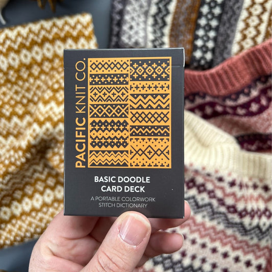 Basic Doodle Deck: Knitting Chart & Stitch Dictionary Cards