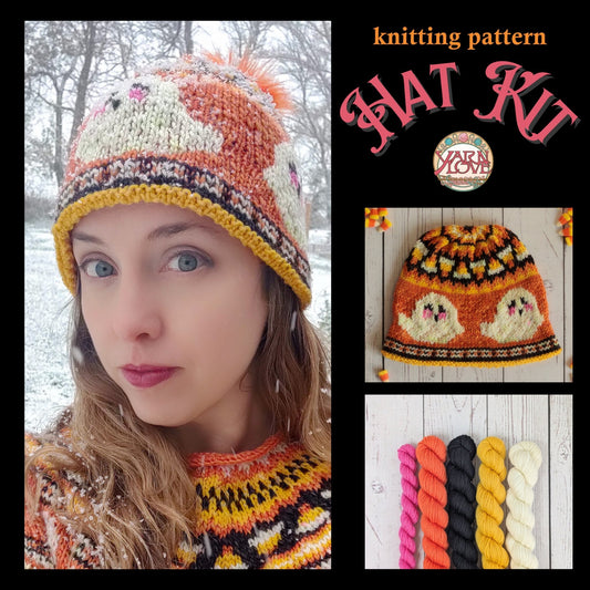Boo-Yah Hat Kit + Knitting Pattern - Everyday Knits