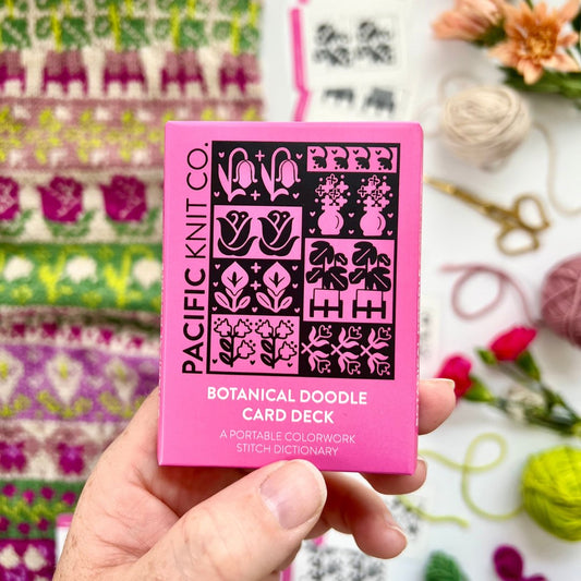 Botanical Doodle Deck: Knitting Chart & Stitch Dictionary Cards