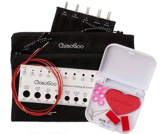 ChiaoGoo Interchangeable Sock Needle Set: 4" Mini