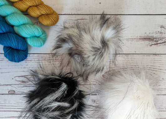 Faux Fur PomPoms