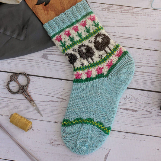 In Like A Lion Sock Pattern