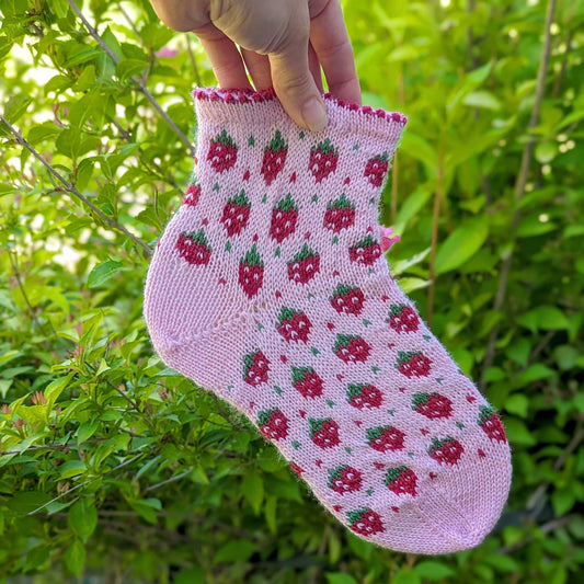 Itty Bitty Berry Socks - Everyday Knits