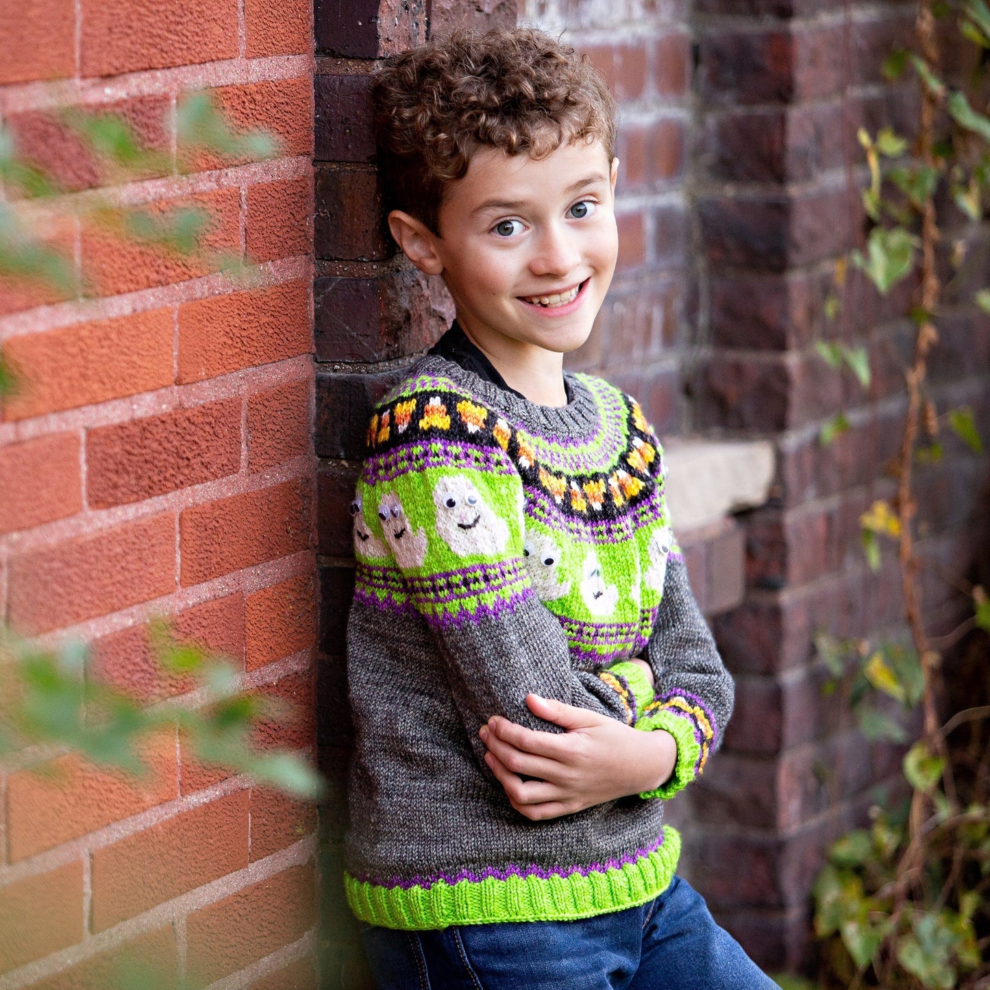 Let's Boo-gie Adult Sweater Pattern