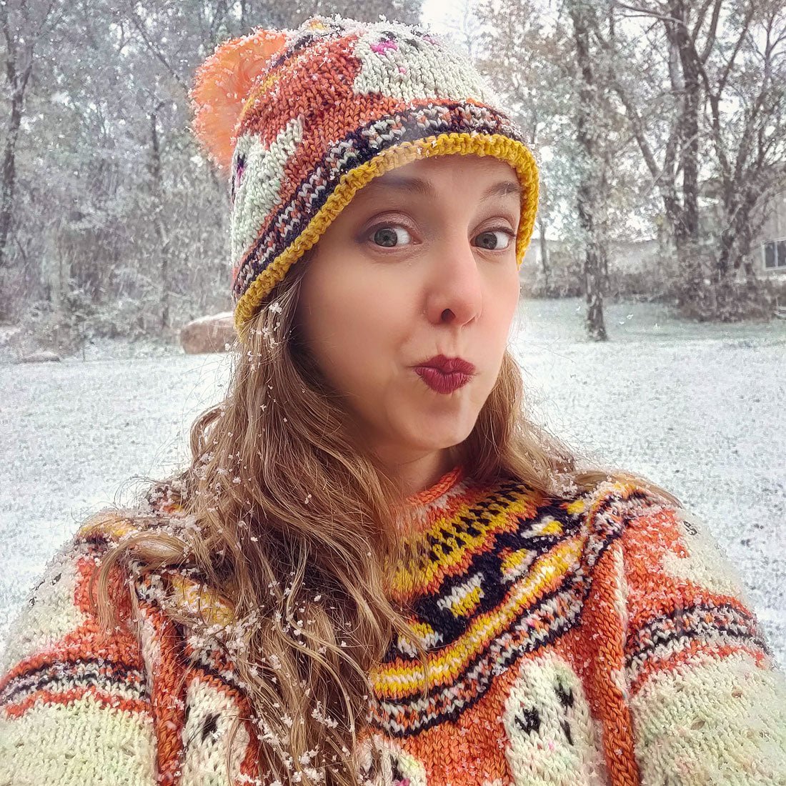 Let's Boo-gie Adult Sweater Pattern