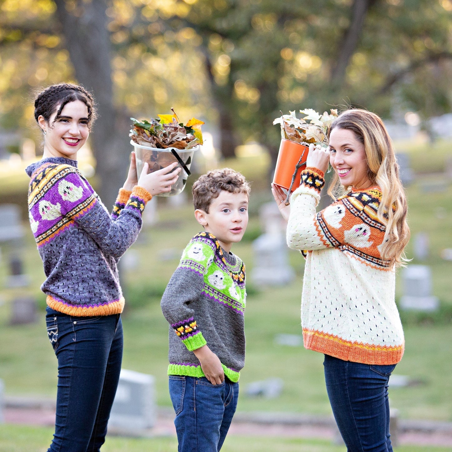 Let's Boo-gie Adult Sweater Pattern