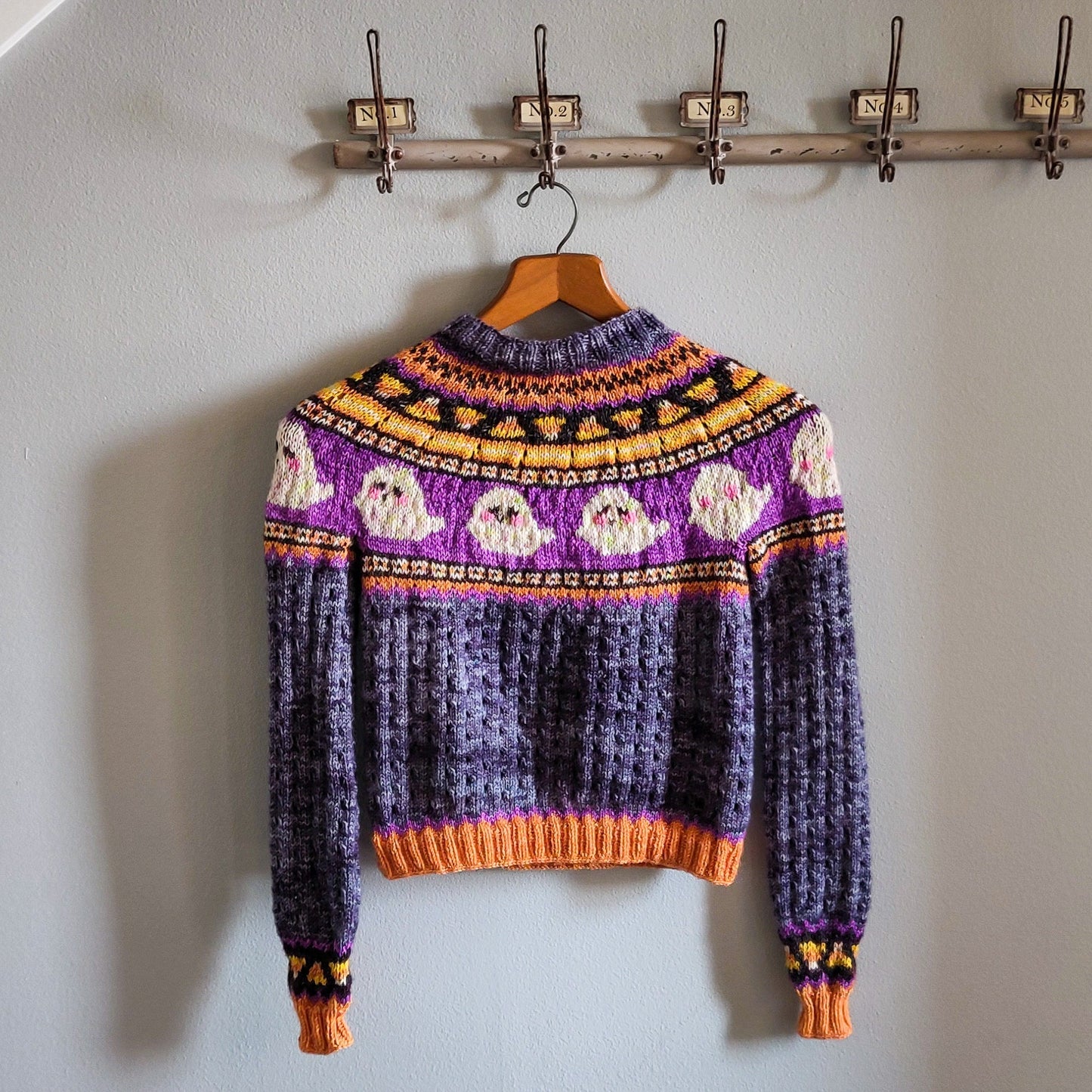 Let's Boo-gie Sweater Black Purl Version