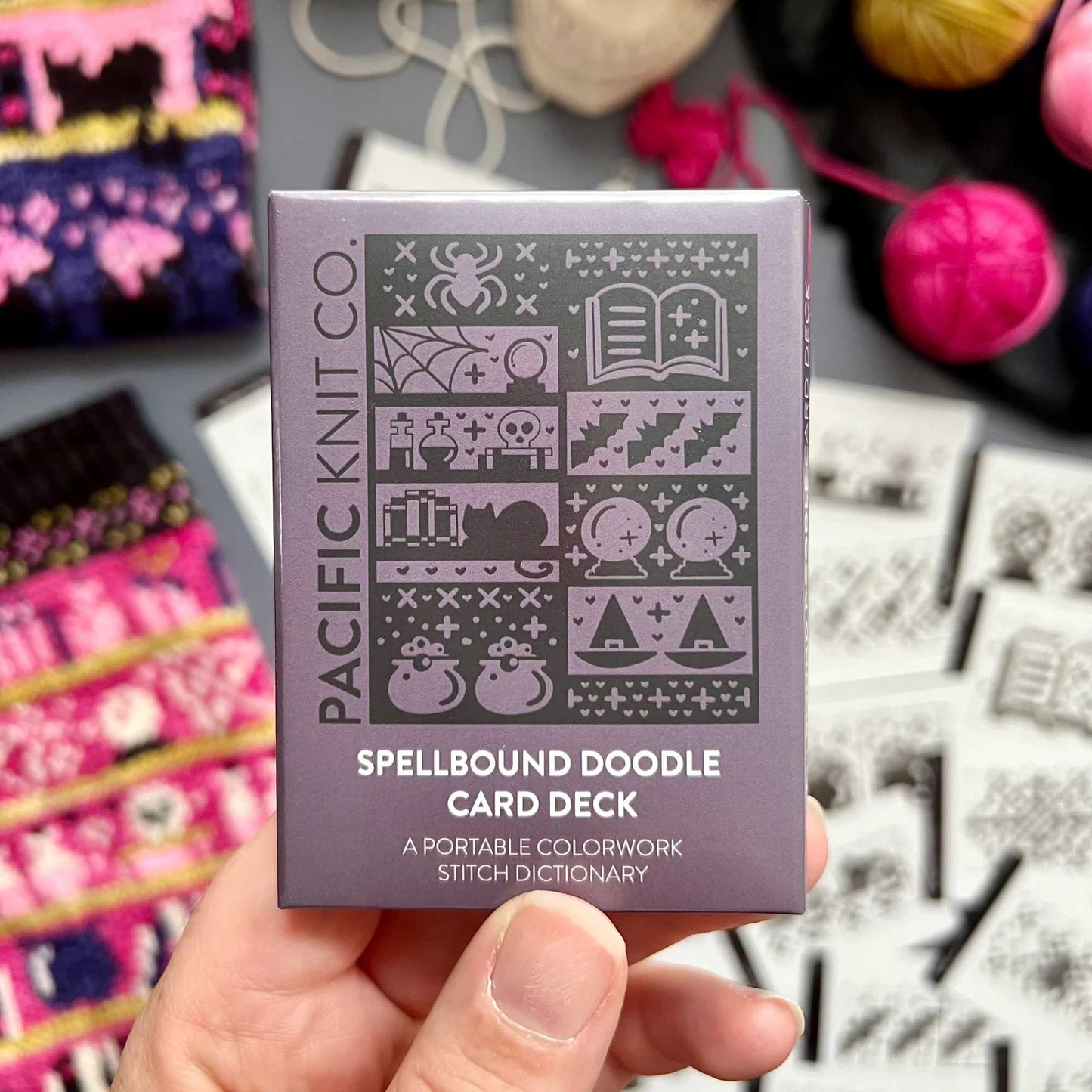 Spellbound Doodle Deck: Knitting Chart & Stitch Dictionary Cards